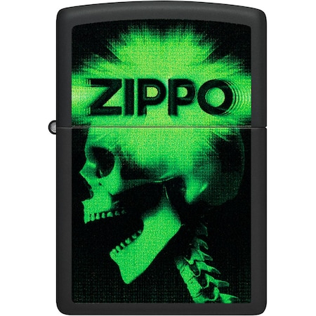 Zippo 2022N Zippo Price Fighter 218 -Cyber Design Black Matte ZIP-48485